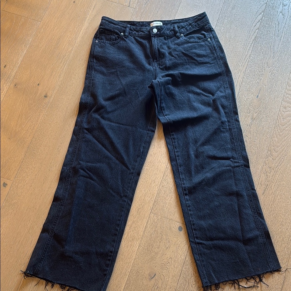 PacSun Black Flare Wide Leg Jeans